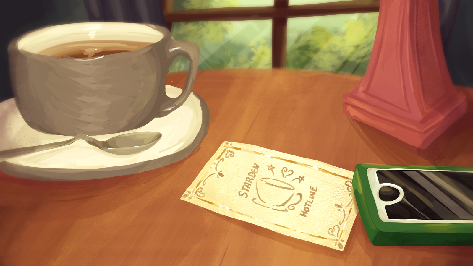 Your Usual Table Art by Peachy