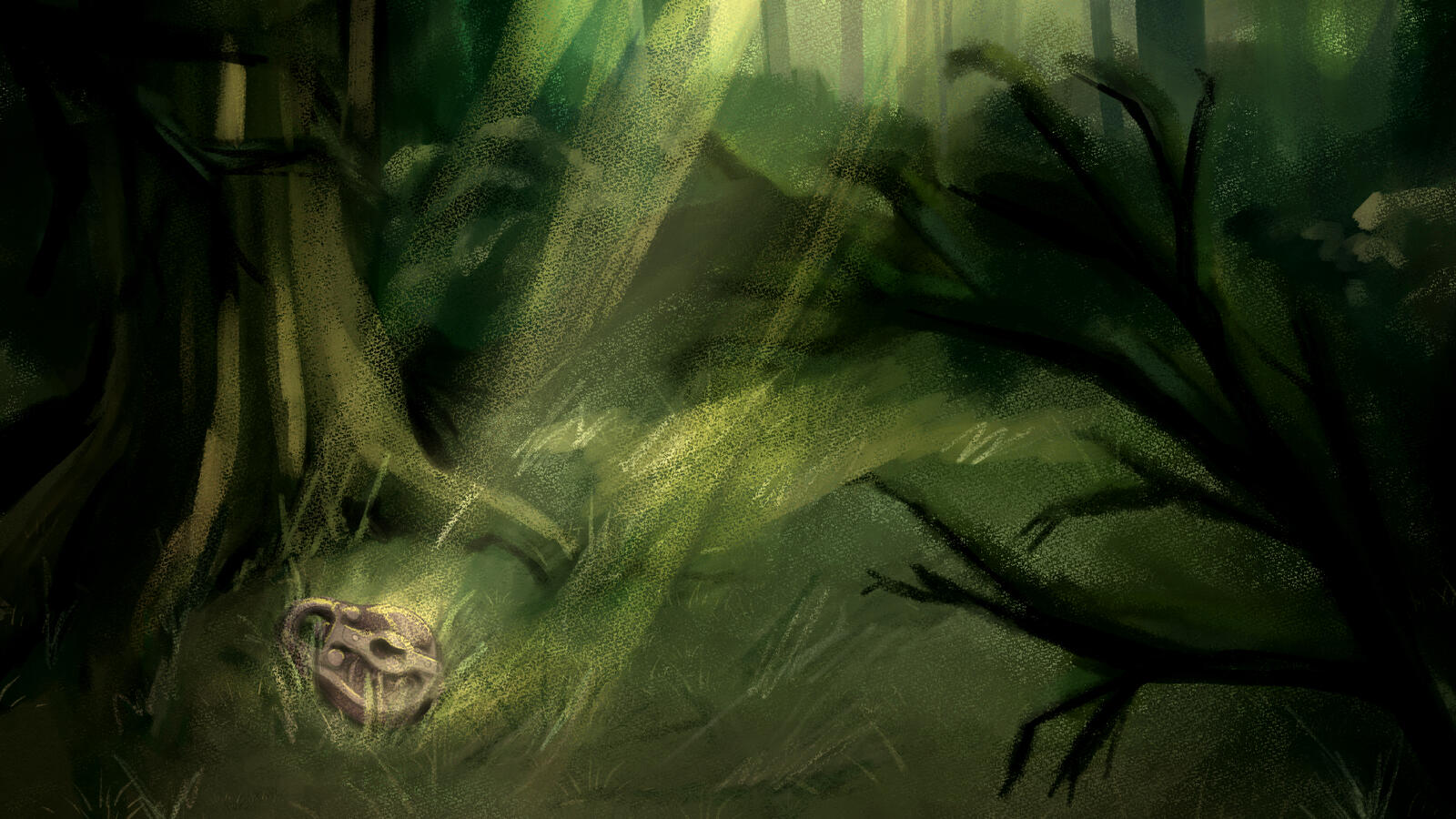 Deep in the Woods Art by Peachy